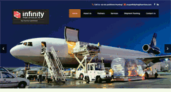 Desktop Screenshot of infinityfreightservices.com